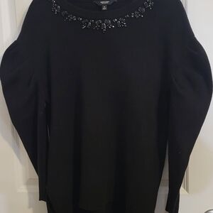 Black Embellished Sweater
